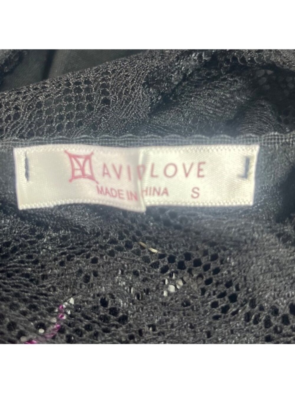 Avidlove Lace Bralette Cami Cropped Small Black New Halter - Picture 3 of 7